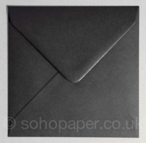 Black 130 x 130mm Envelopes 100gsm